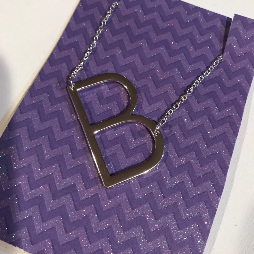 🟣🟣💍Chunky Initial Necklaces